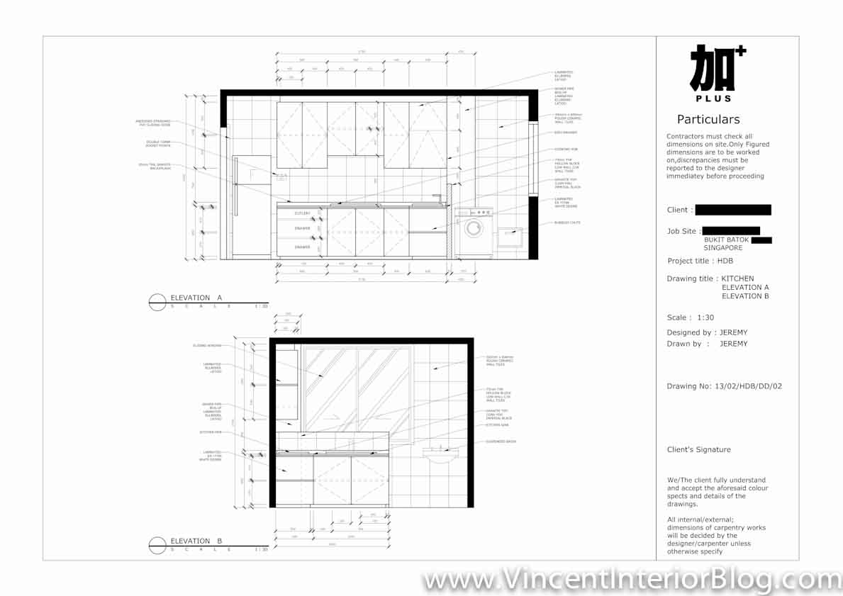 3 room HDB Bukit Batok PLUS Interior Design -Detailed Modeling 8