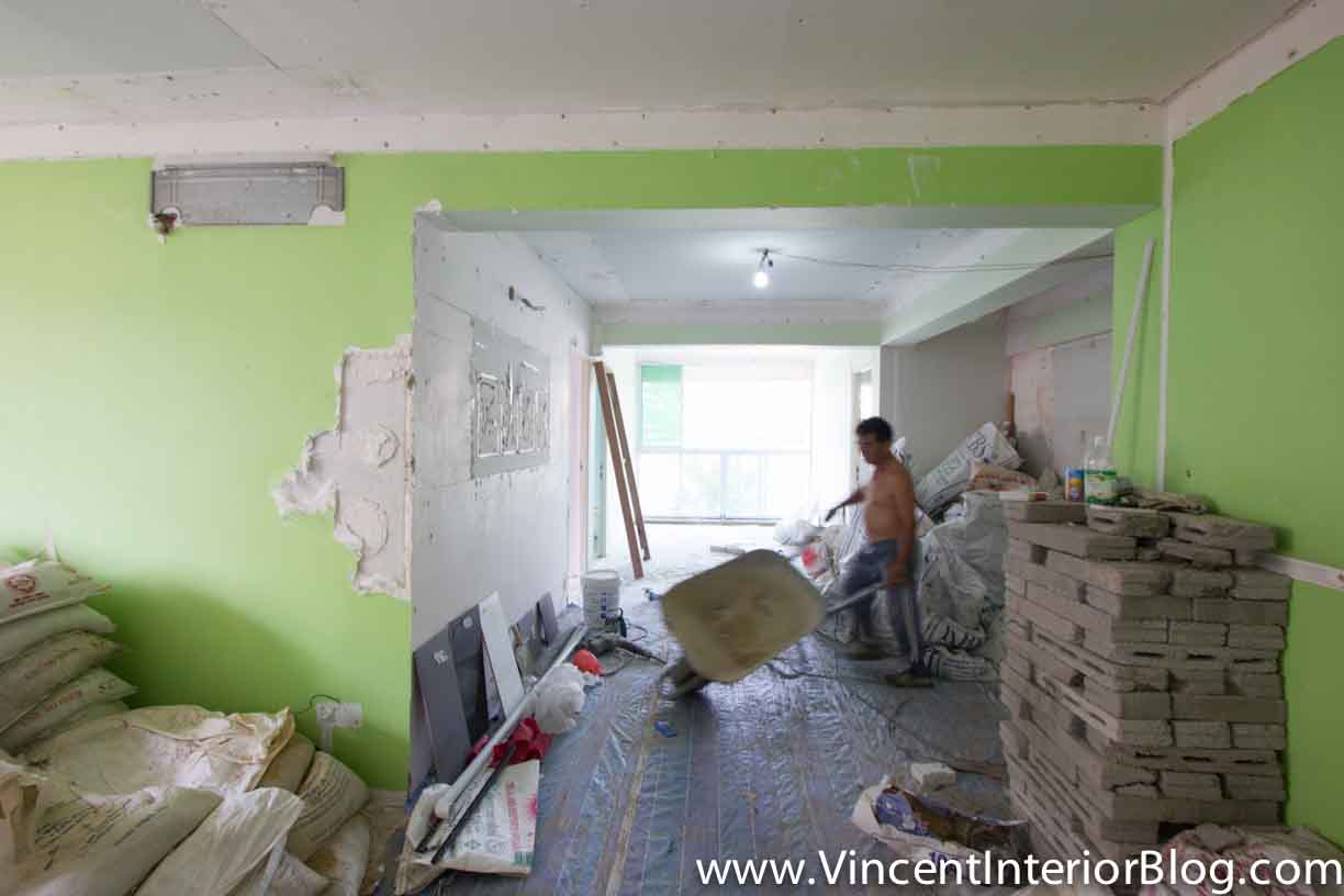 Sims Drive 5 room HDB point block Renovation BEhome design concept-Living Room 3